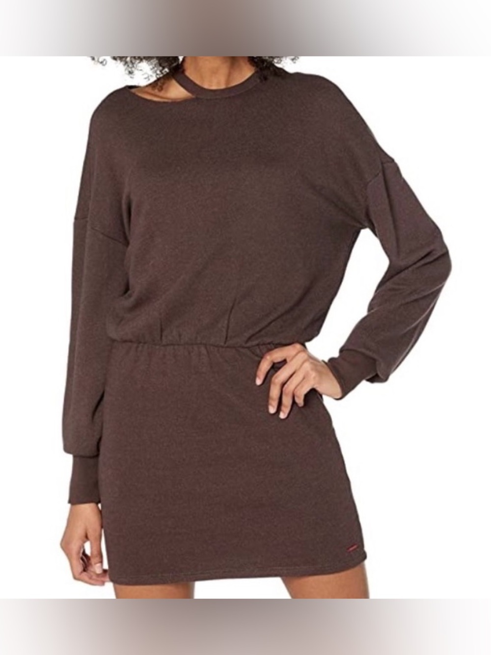 NWT - n:PHILANTHROPY Alexandria Brown Long Sleeve Mini Dress - Woman's XS